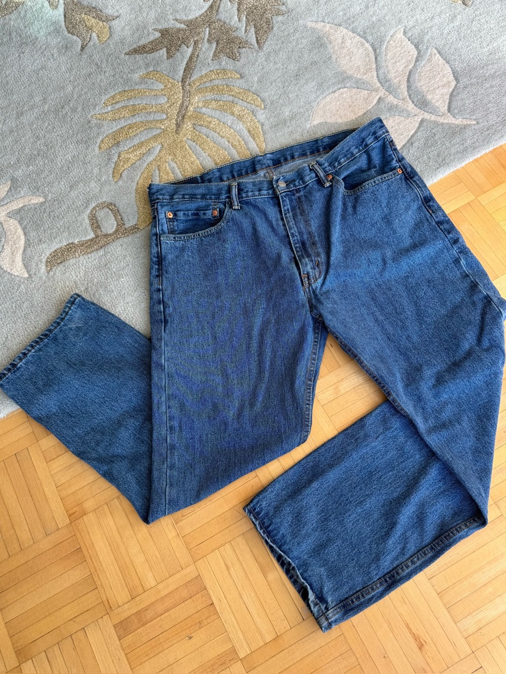 Levi’s 505 Regular Fit Straight Leg Jeans Medium Wash W38 L30